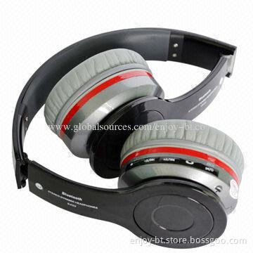 Wireless Bluetooth 2.1 Audio Headset with Stereo Sound, Built-in Controls and Microphone